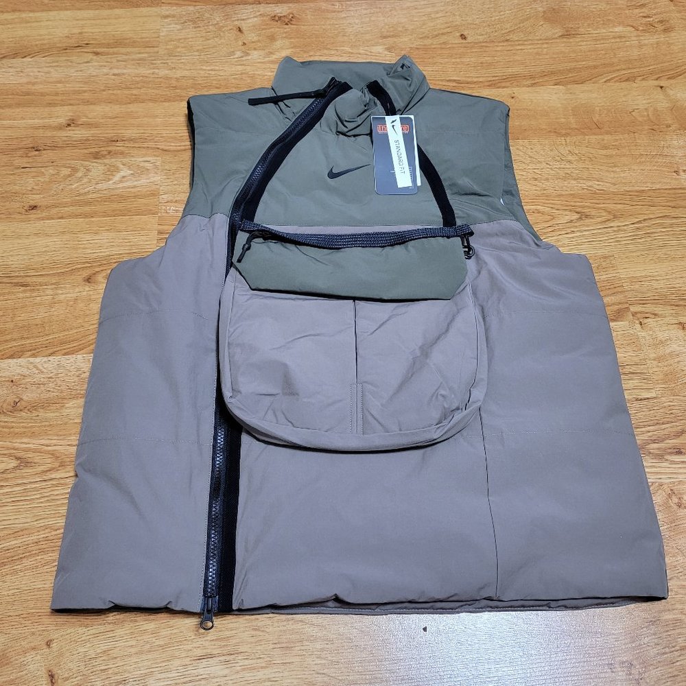Nike Sportswear Tech Pack Synthetic-Fill Vest Olive Black CU3766-081 MENS SIZE M